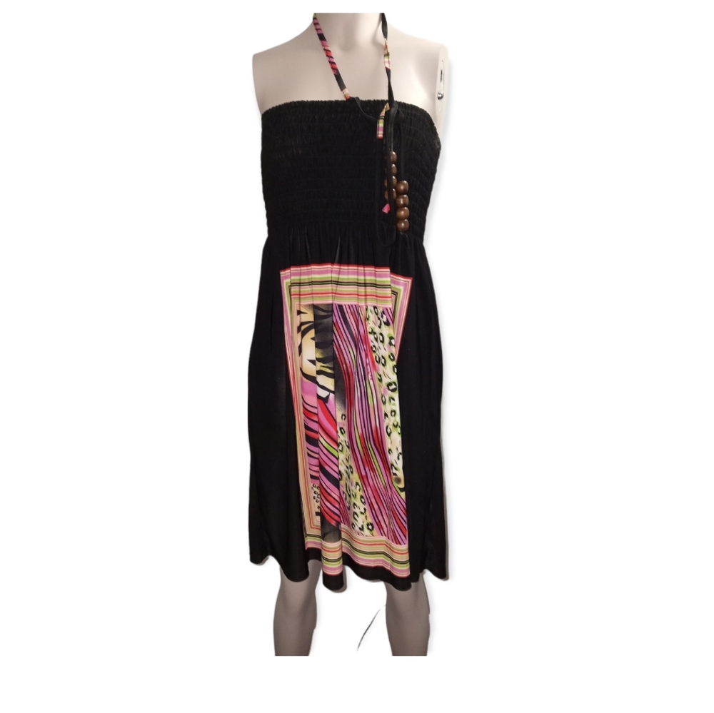 Boho strapless dress size small